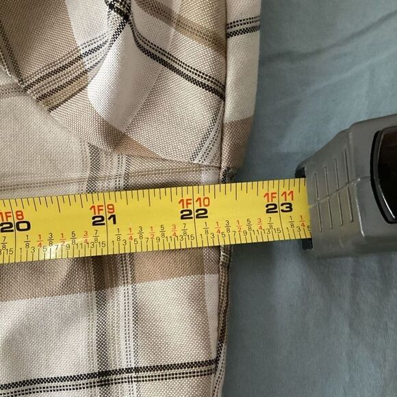 Mens Ely Cattleman wrinkle resistant Long‎ Sleeved Pearl Snap Western Shirt M - Picture 6 of 7